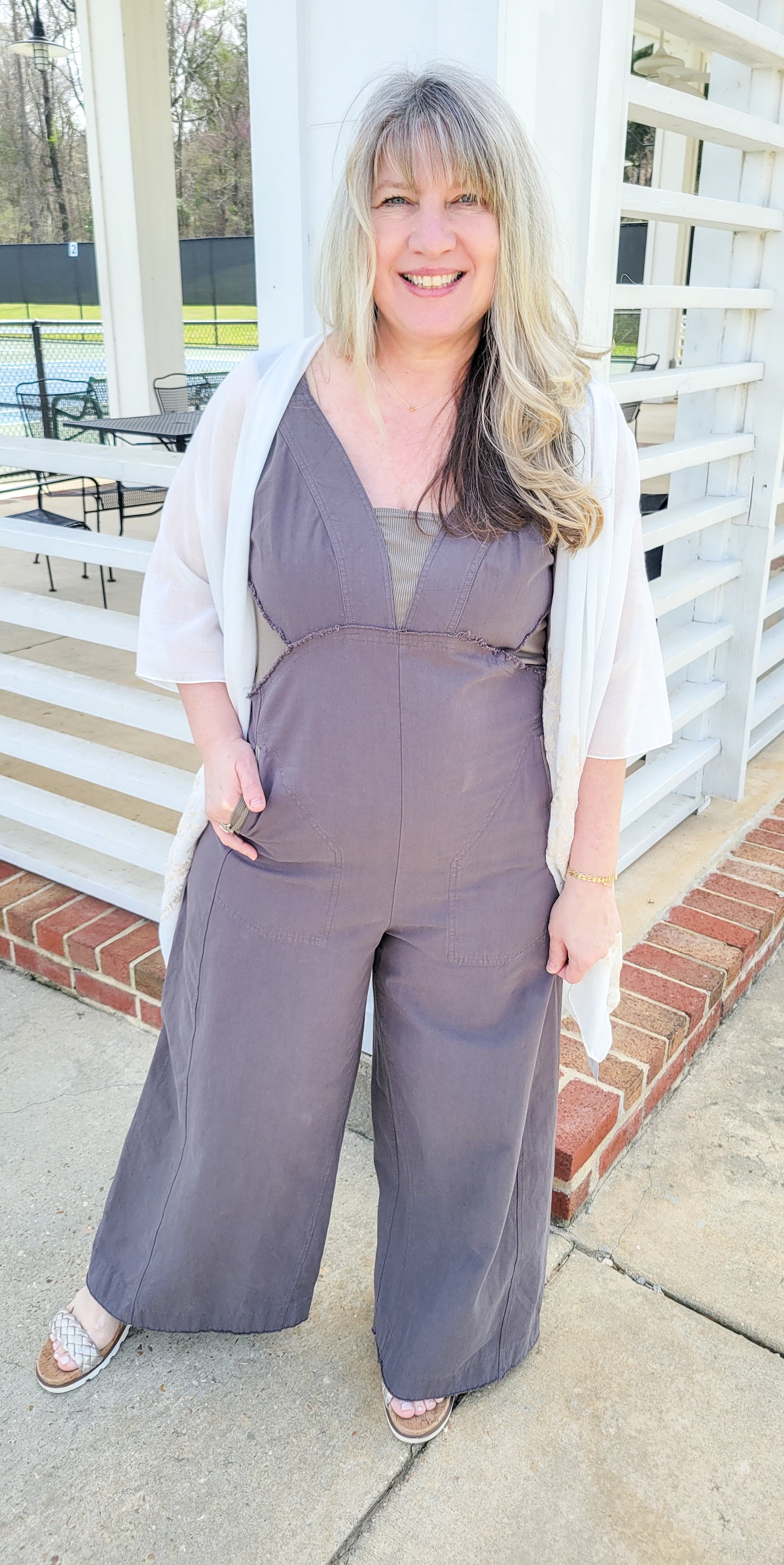 Give My Joy Jumpsuit (Small to Large)