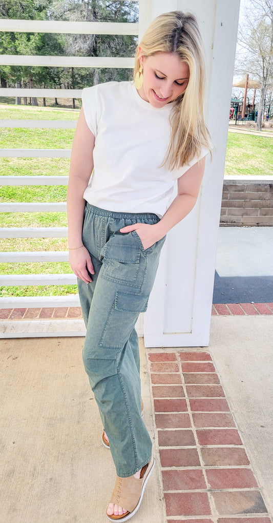 The Krimson Cargo Pants (Small to Large)