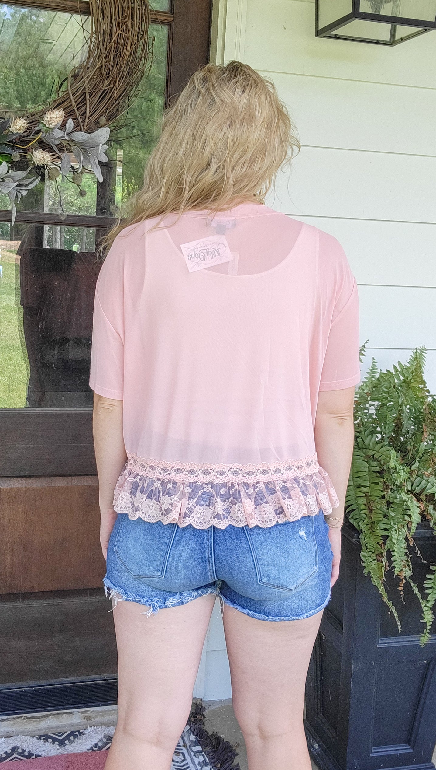 Lauren Lace Layering Tee (Small to Large)