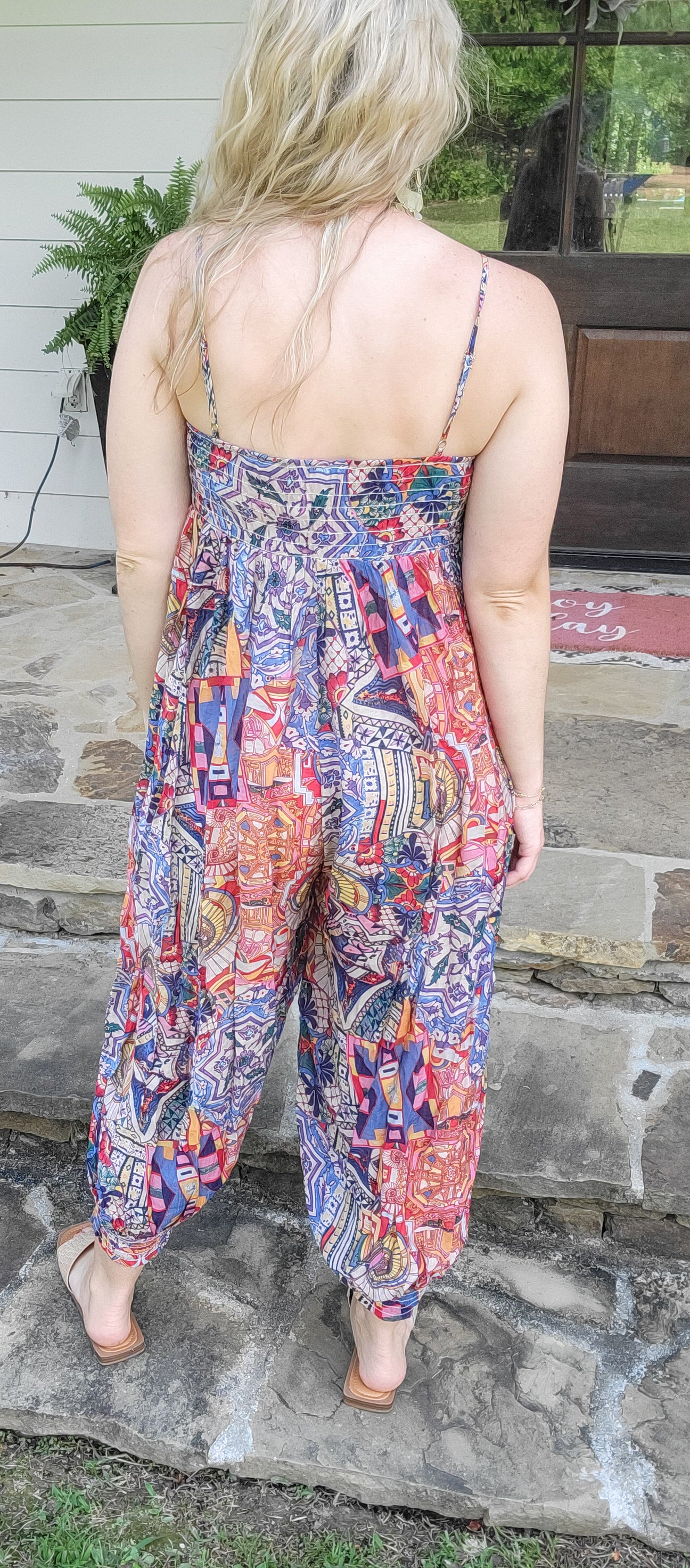 Maddie Medallion Jumpsuit (Small to Large)