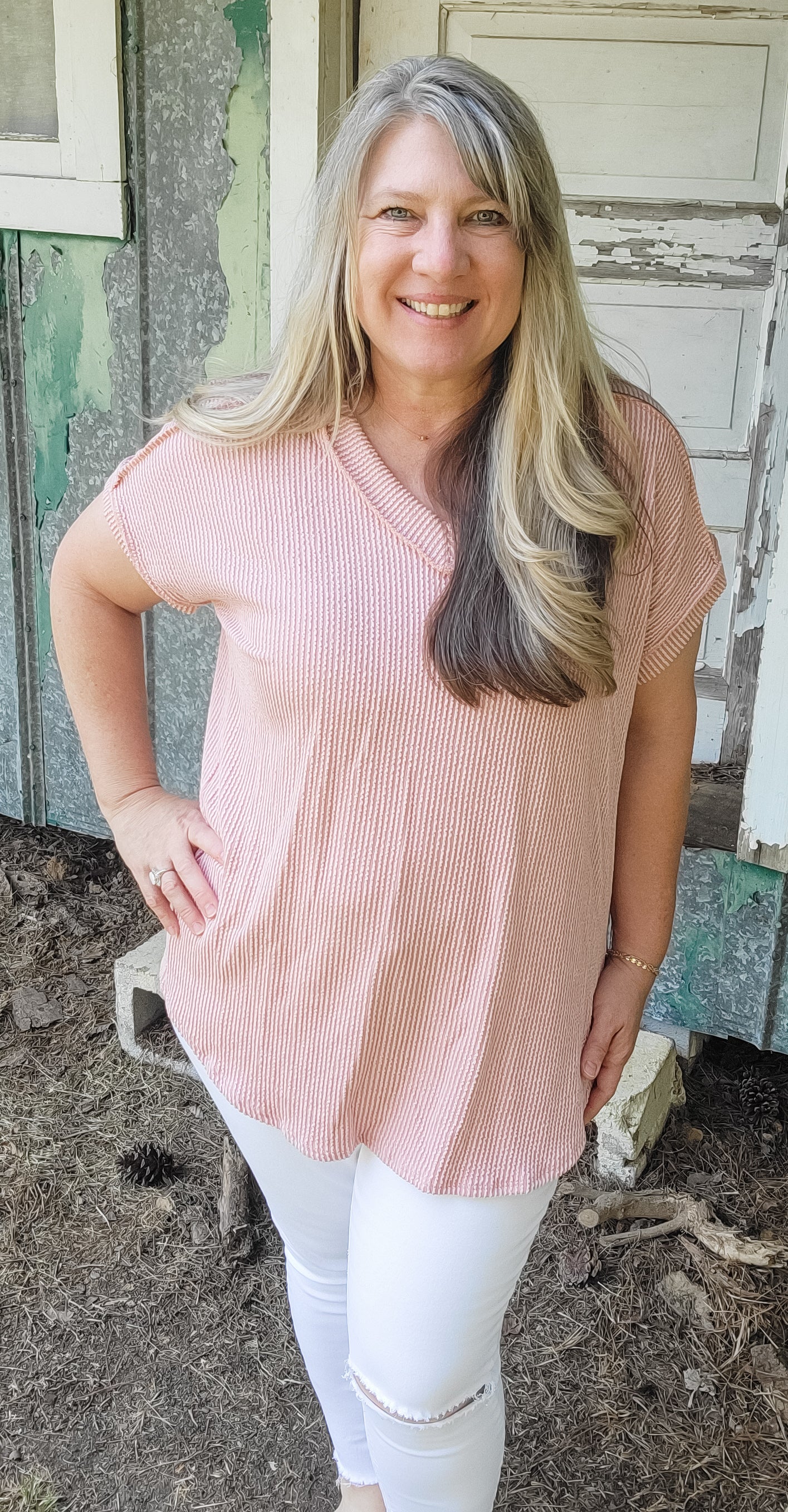 The James Ribbed Top Multiple Colors (1XL - 3XL)