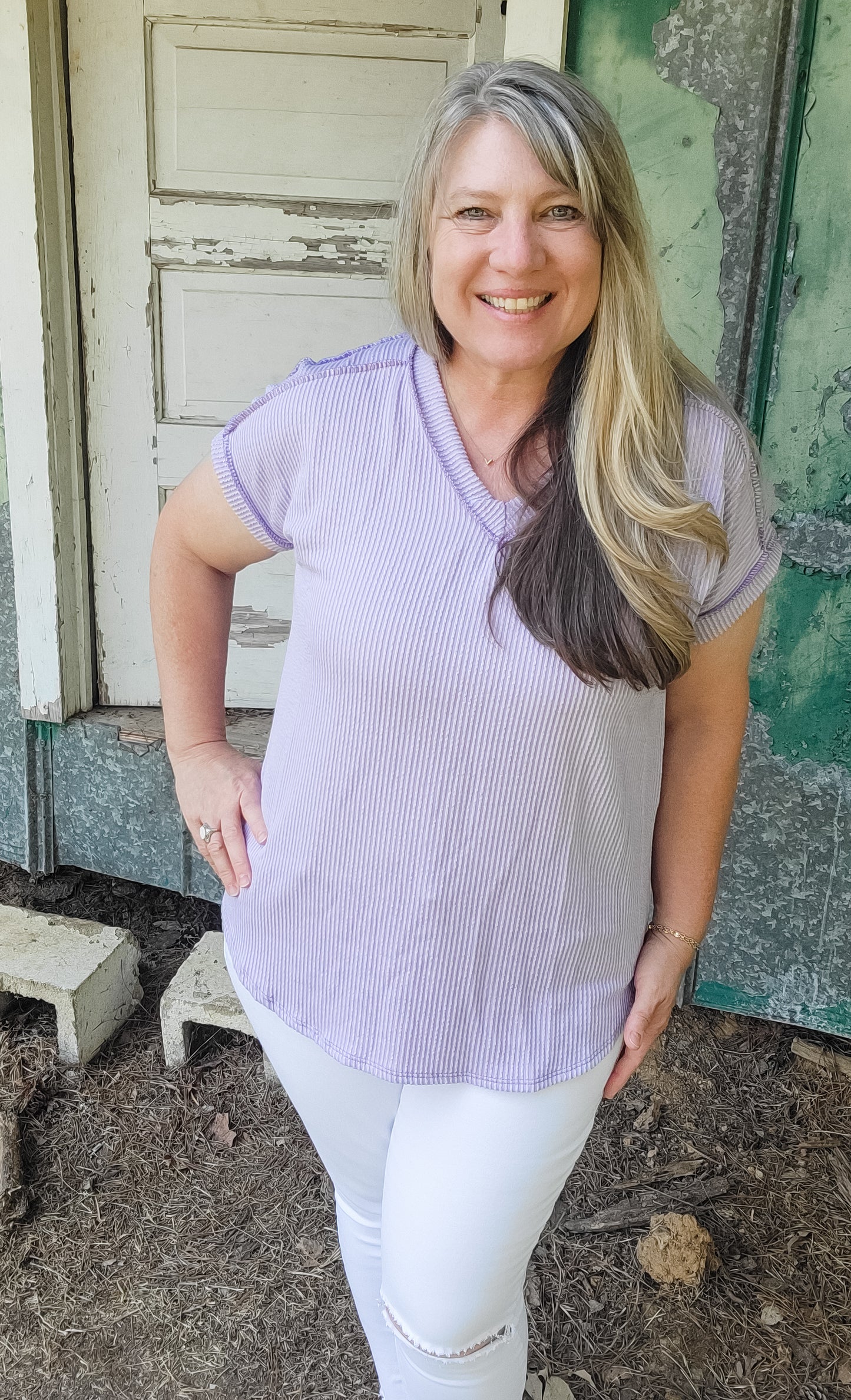 The James Ribbed Top Multiple Colors (1XL - 3XL)