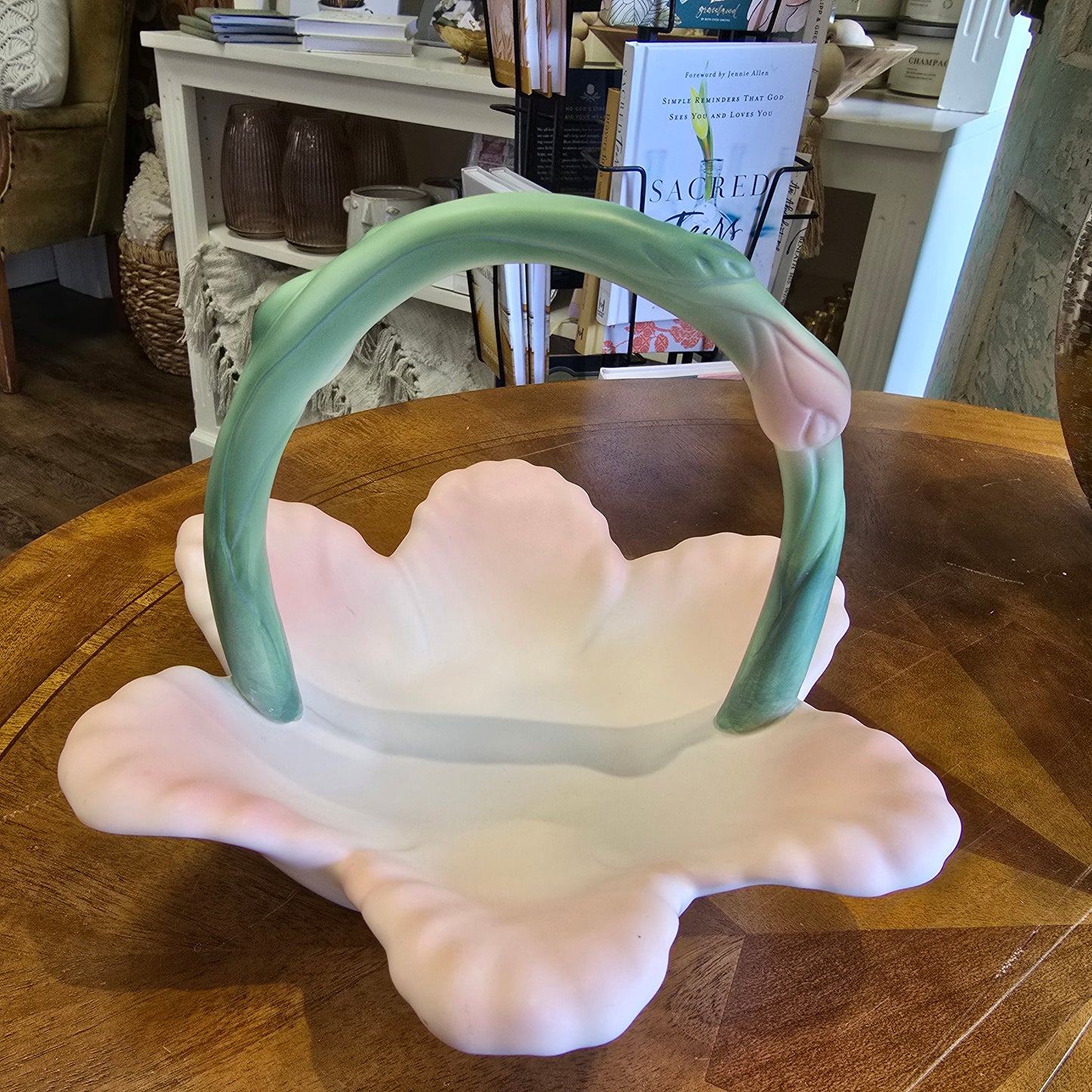 Vintage Hull Pottery Style Flower Bowl