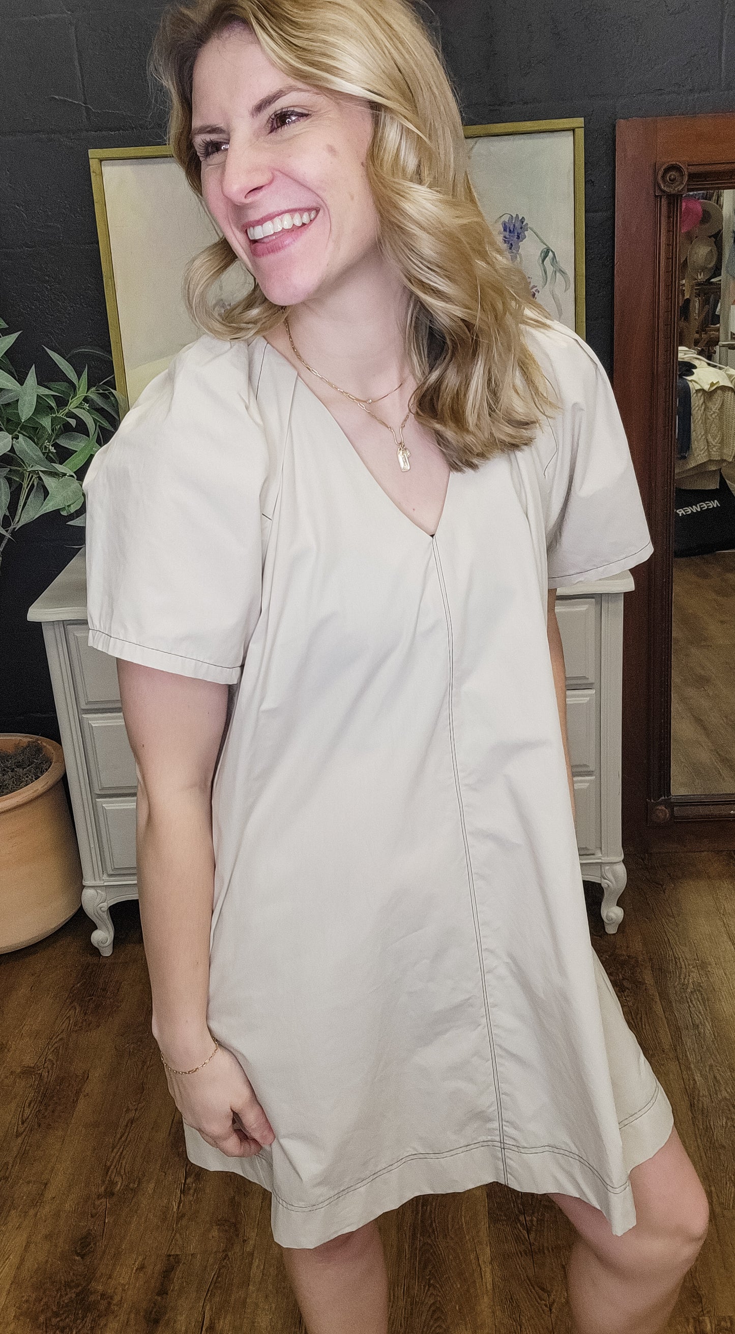 Jamie's Favorite Earl Grey Dress (Small to Large)