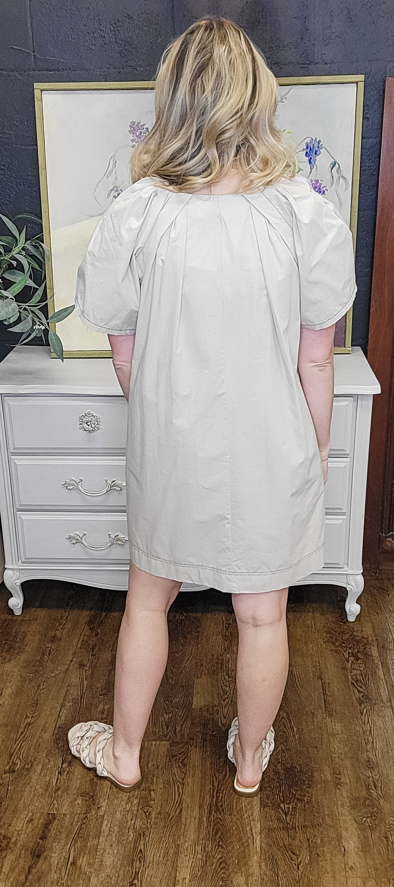 Jamie's Favorite Earl Grey Dress (Small to Large)