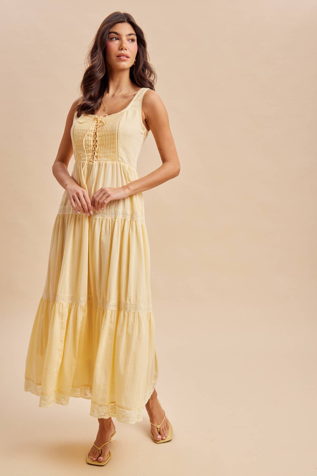 Sunny Days Cotton Sleeveless Maxi Dress (Small to Large)