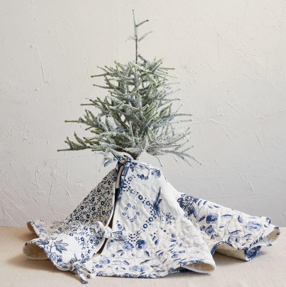 Blue + White Tree Skirt