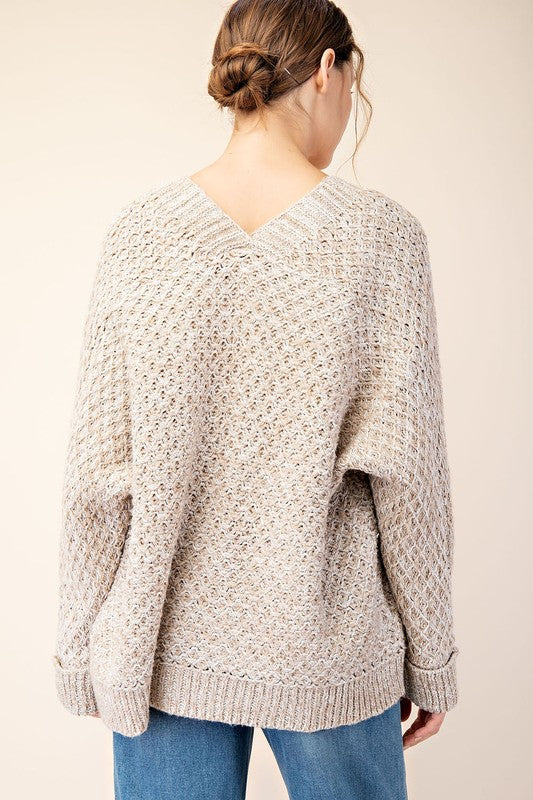 The Kelsey Knitted Open Front Cardigan, 2 Colors (S/M to M/L)