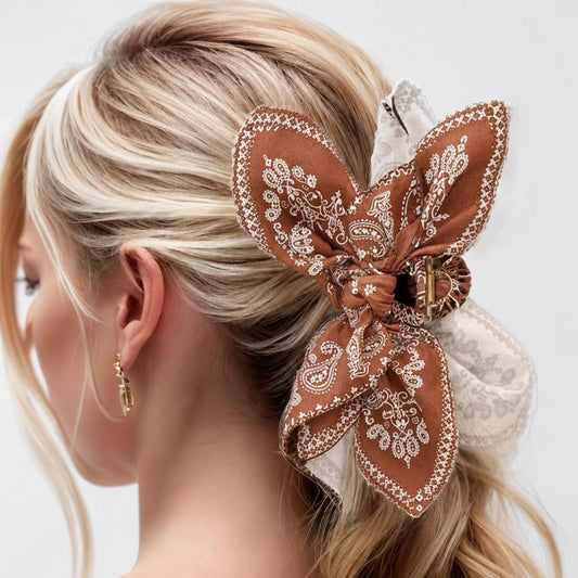 Paisley Boho Hair Clip
