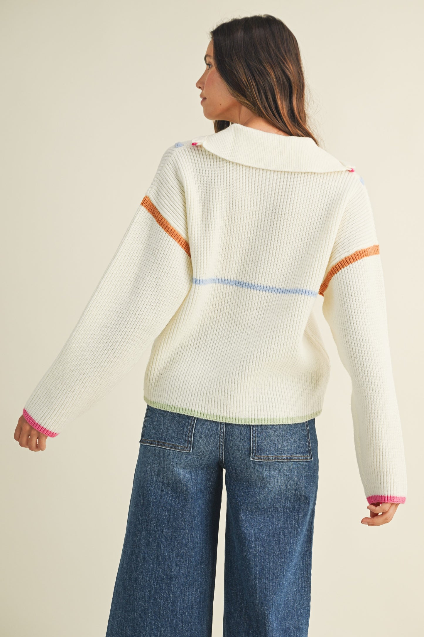 Rainbow Promises Half Zip Pullover