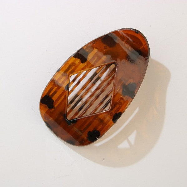 Jumbo Flat Oval Hair Clip