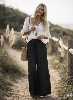 Waves of Grace Wi Leg Pants