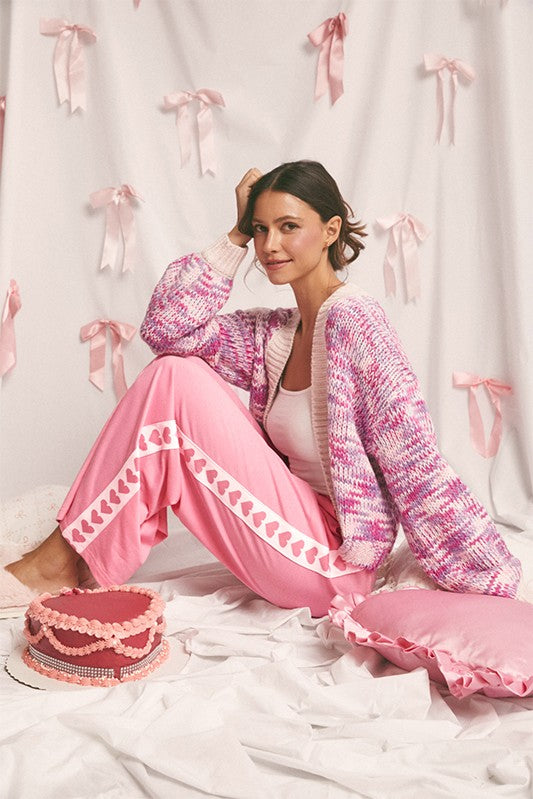 Game of Hearts French Terry Track Pants