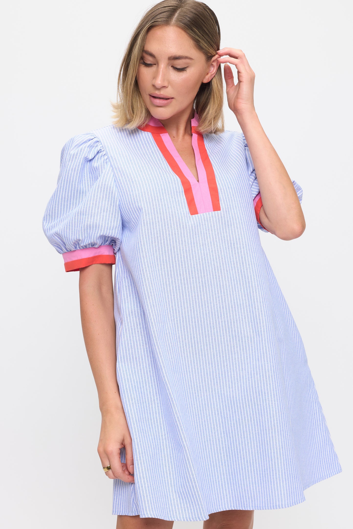 Down Line Striped Dress