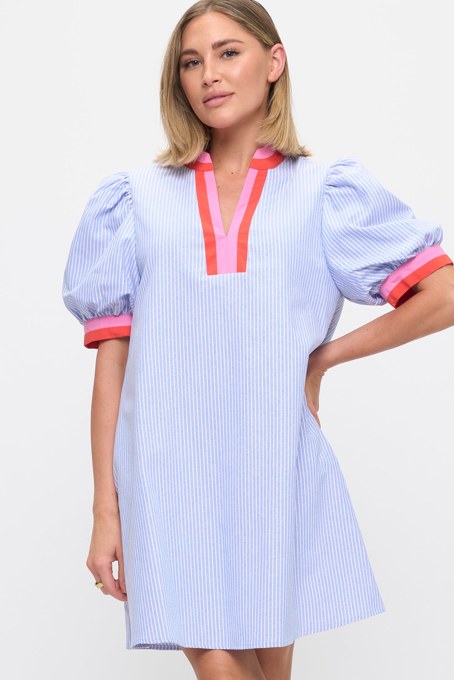 Down Line Striped Dress