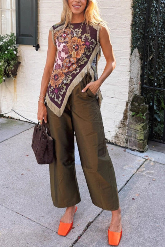 Go Your Own Way Fringe Top