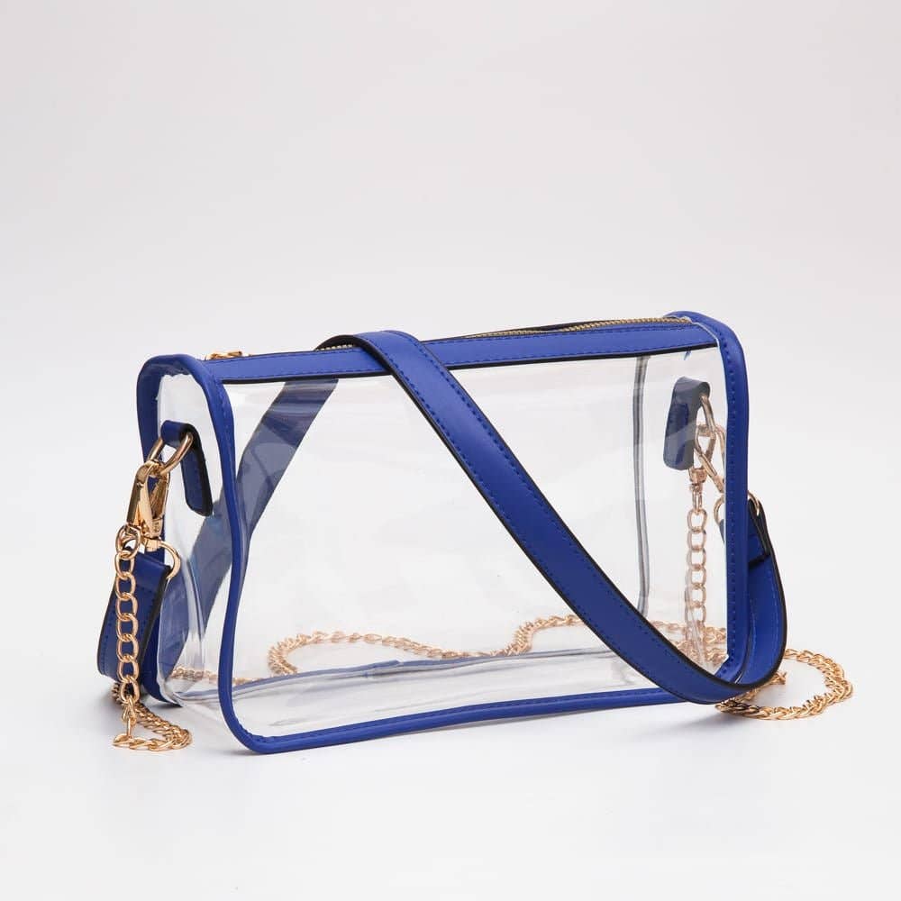 TG10614 Sophia Clear Gameday Crossbody Bag