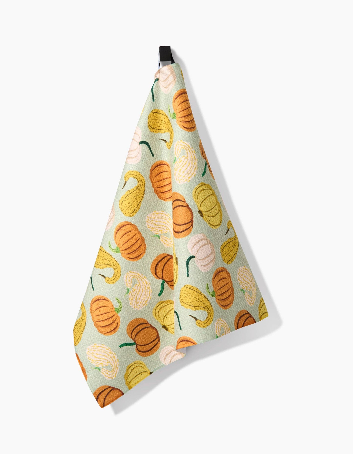 Geometry Pumpkins And Gourds Tea Towel