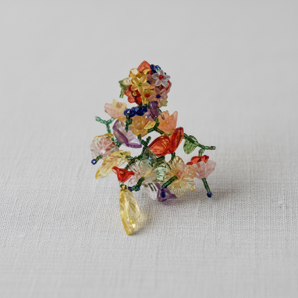Colorful Acrylic Floral Drop Earrings
