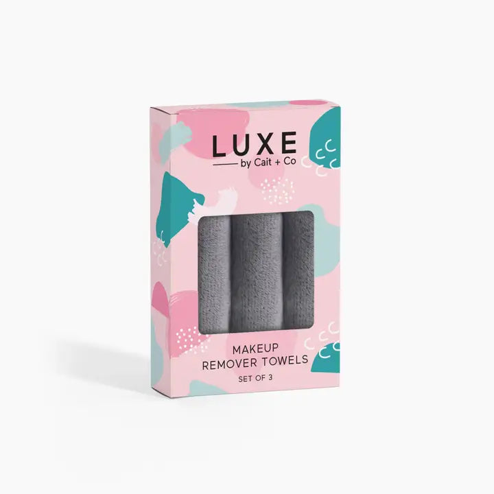 Luxe MakeUp Remover Towel Set of Three