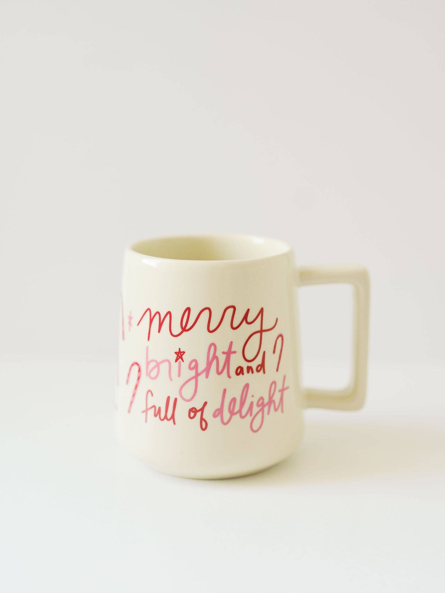 Merry Bright & Full of Delight Mug | Christmas Coffee Mug