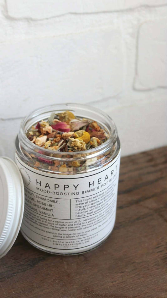 Happy Heart | Mood-Boosting Simmer Pot Blend