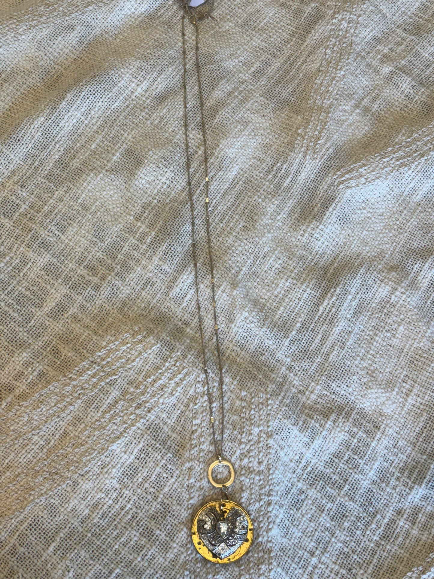 Heart of Glass Up Cycled Necklace