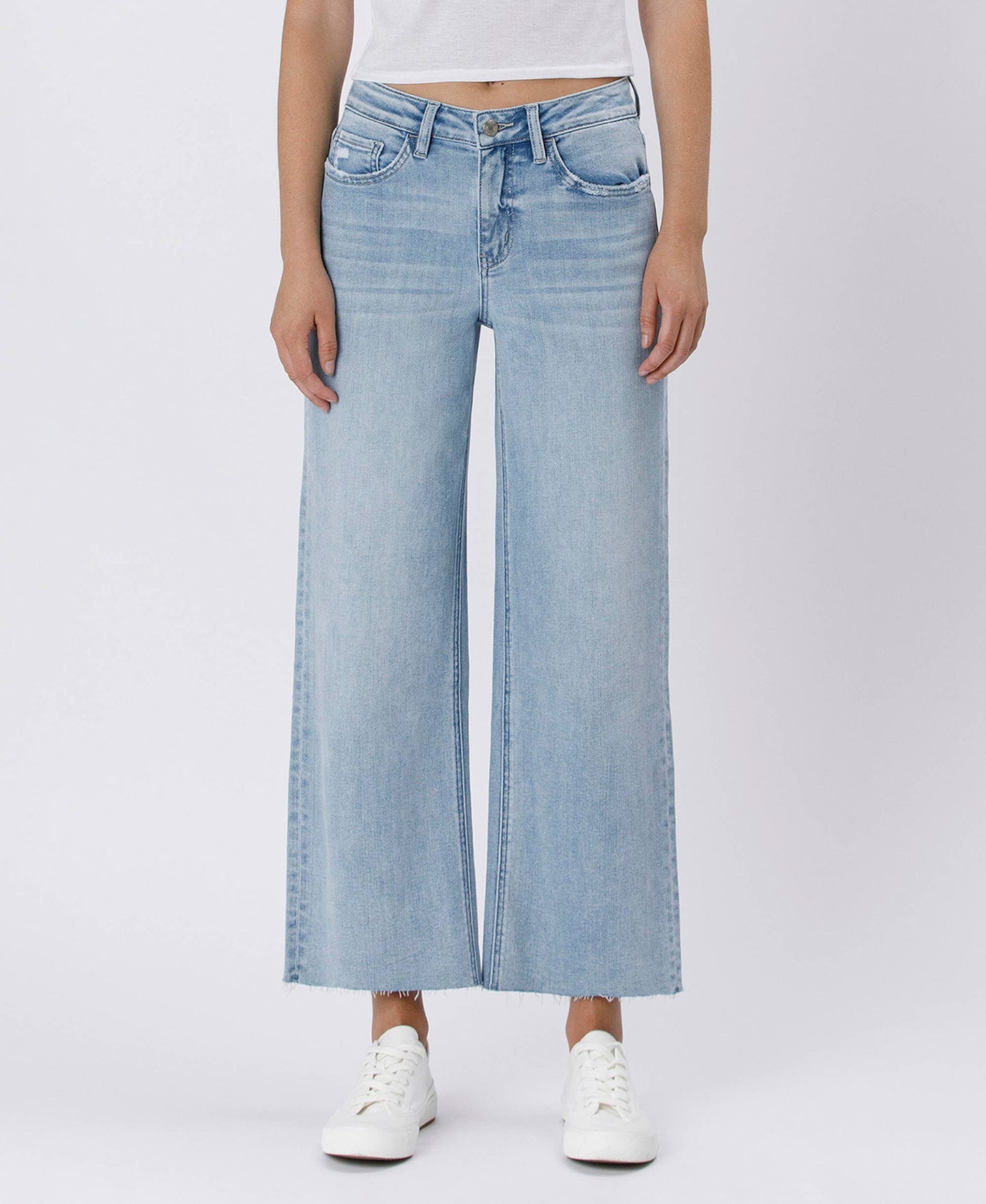 HIGH RISE WIDE LEG JEANS T6399