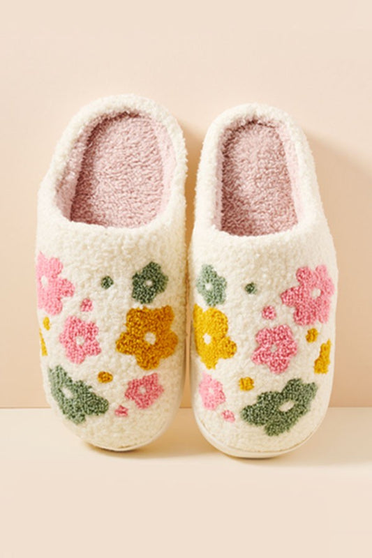 Floral Meadows Sherpa Slipper (Small to Large)