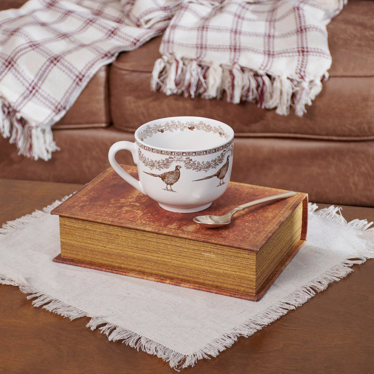 Vintage Style Pheasant Mug
