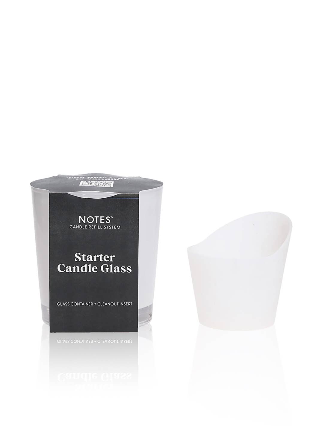 NOTES® Starter Candle Glass - to be used with NOTES® Refills