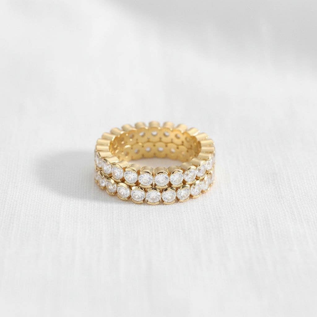 Cubic Zirconia Open Ring