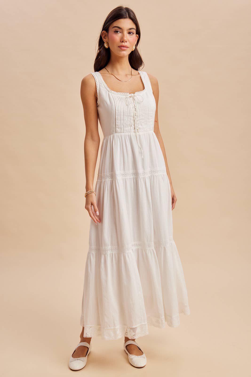 Sunny Days Cotton Sleeveless Maxi Dress (Small to Large)