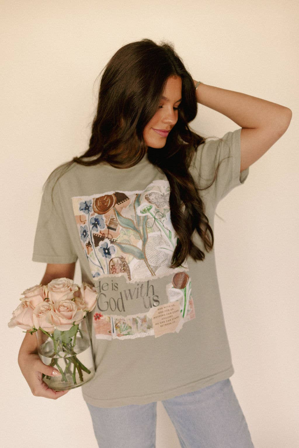 He is God with us Graphic Tee