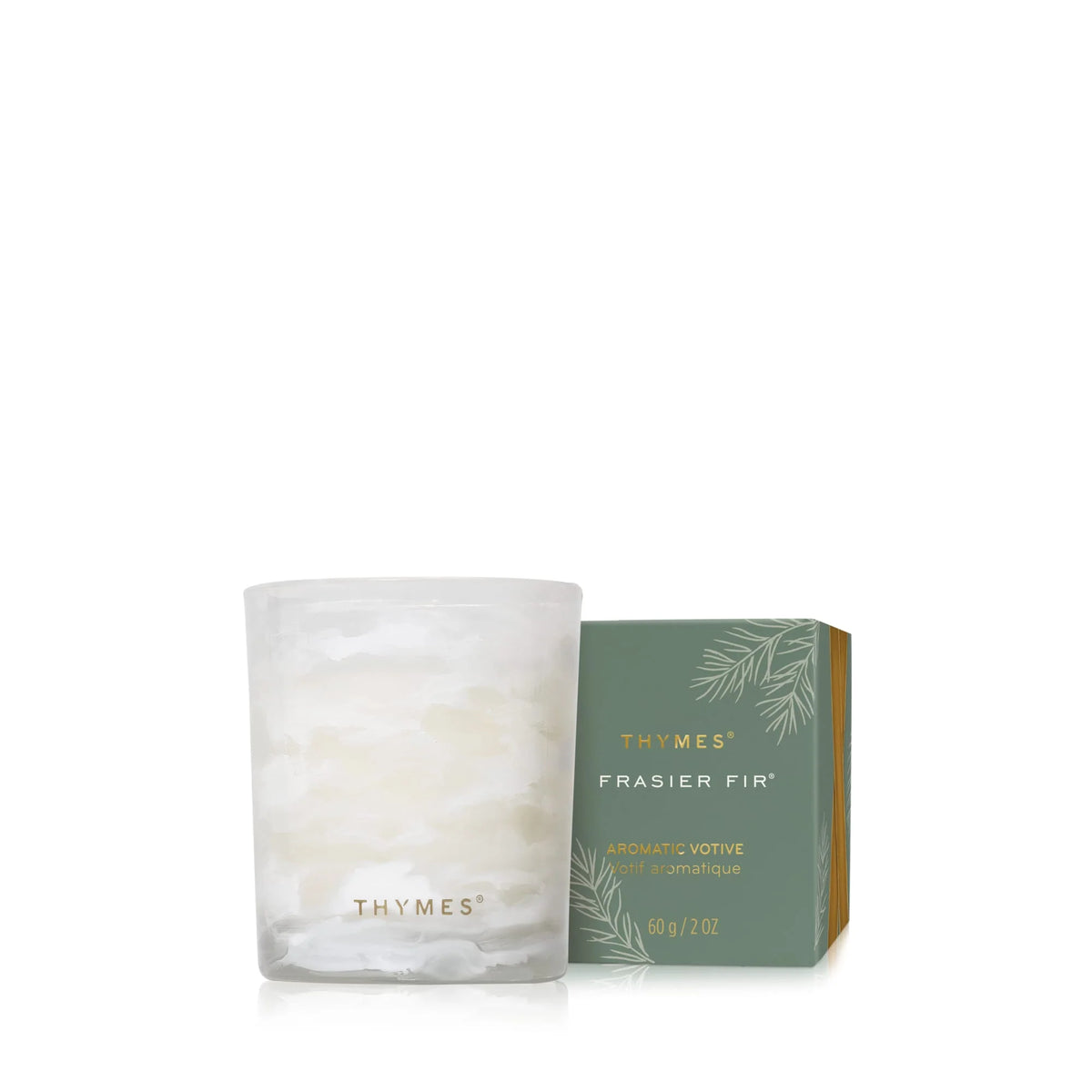 Thymes Frazier Fir Boxed 2oz Votive Candle