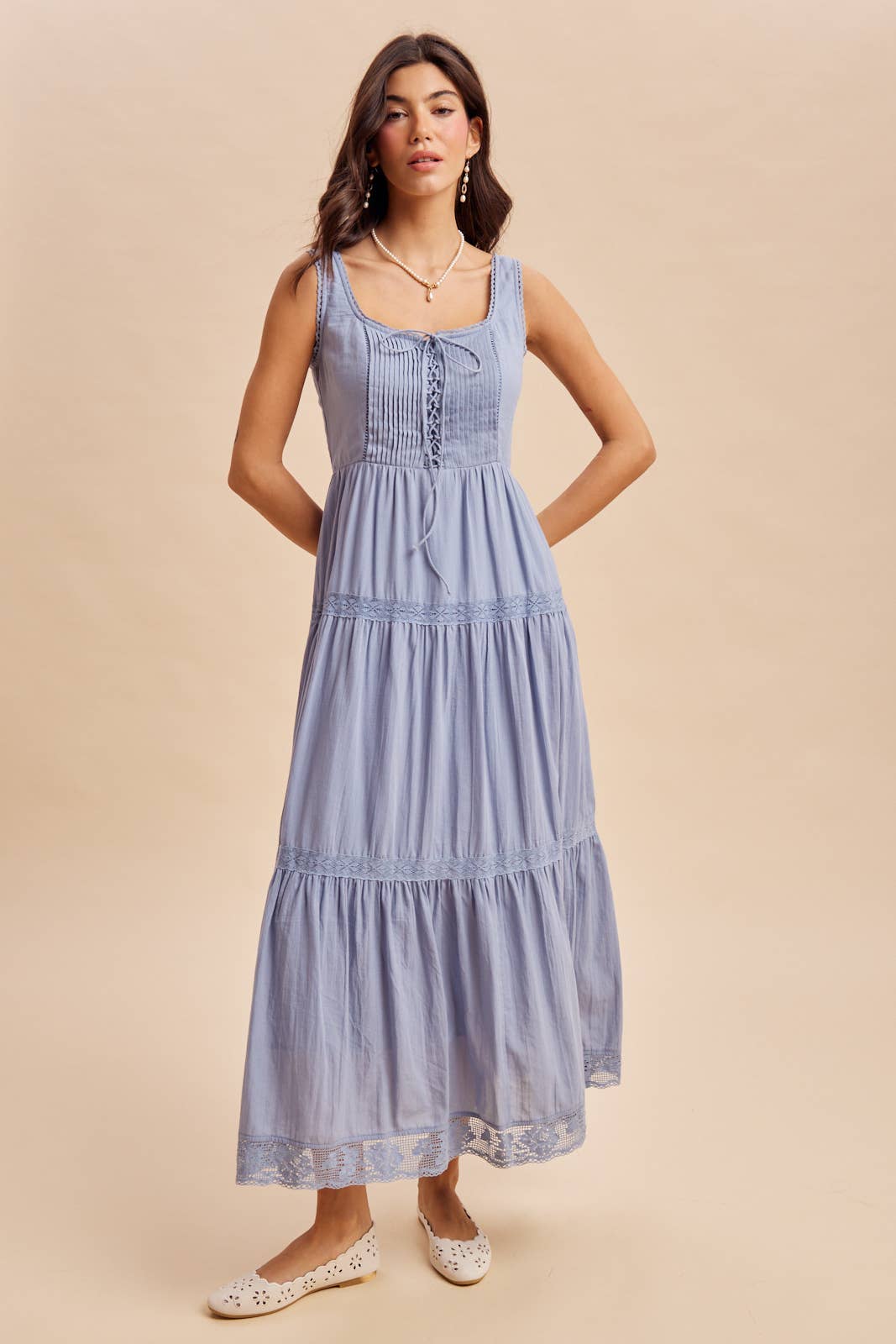 Sunny Days Cotton Sleeveless Maxi Dress (Small to Large)