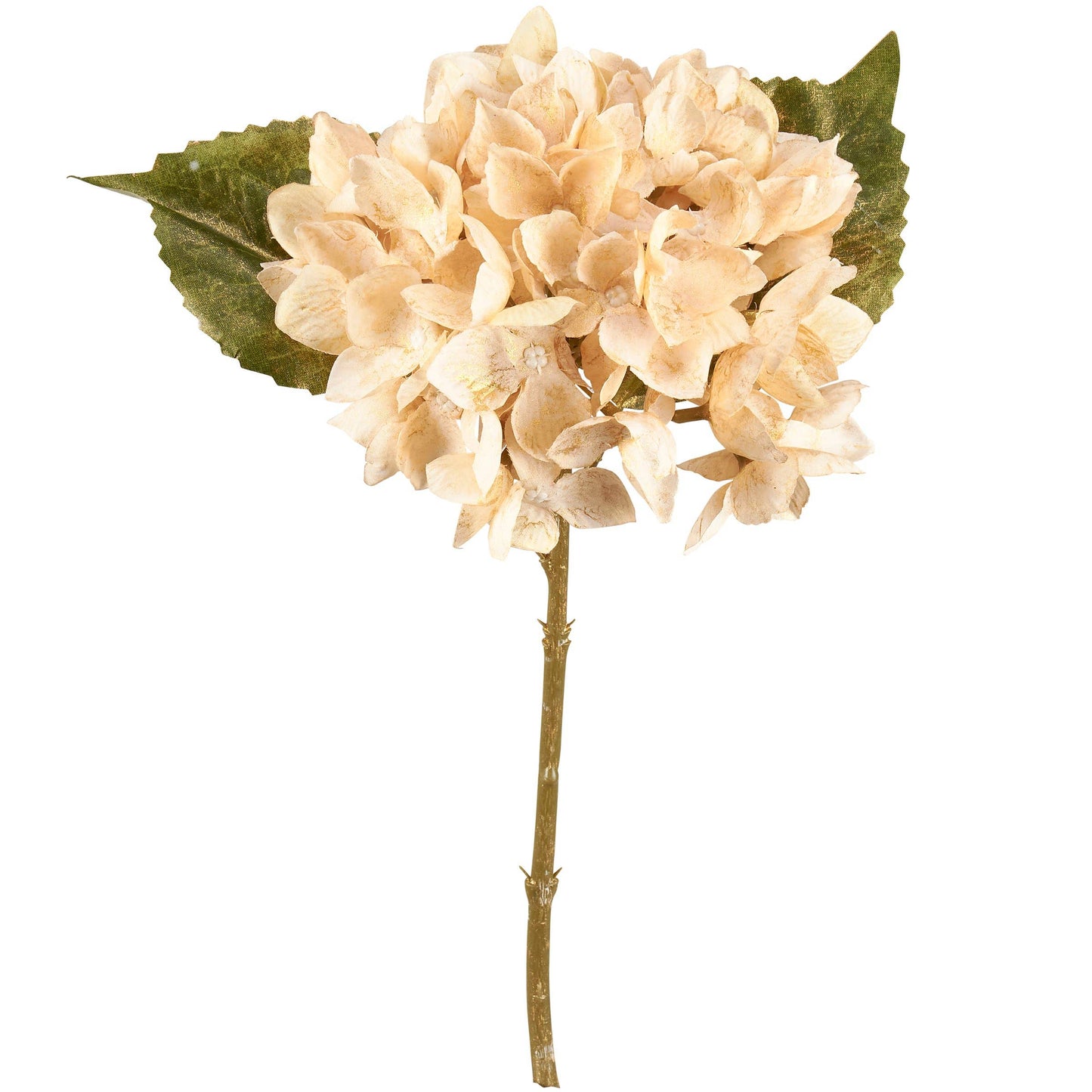 Cottage Core Cream Hydrangea Floral Pick