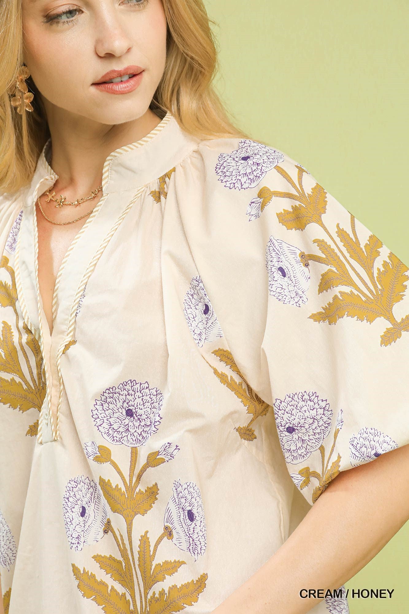 Artistry Floral Print Top