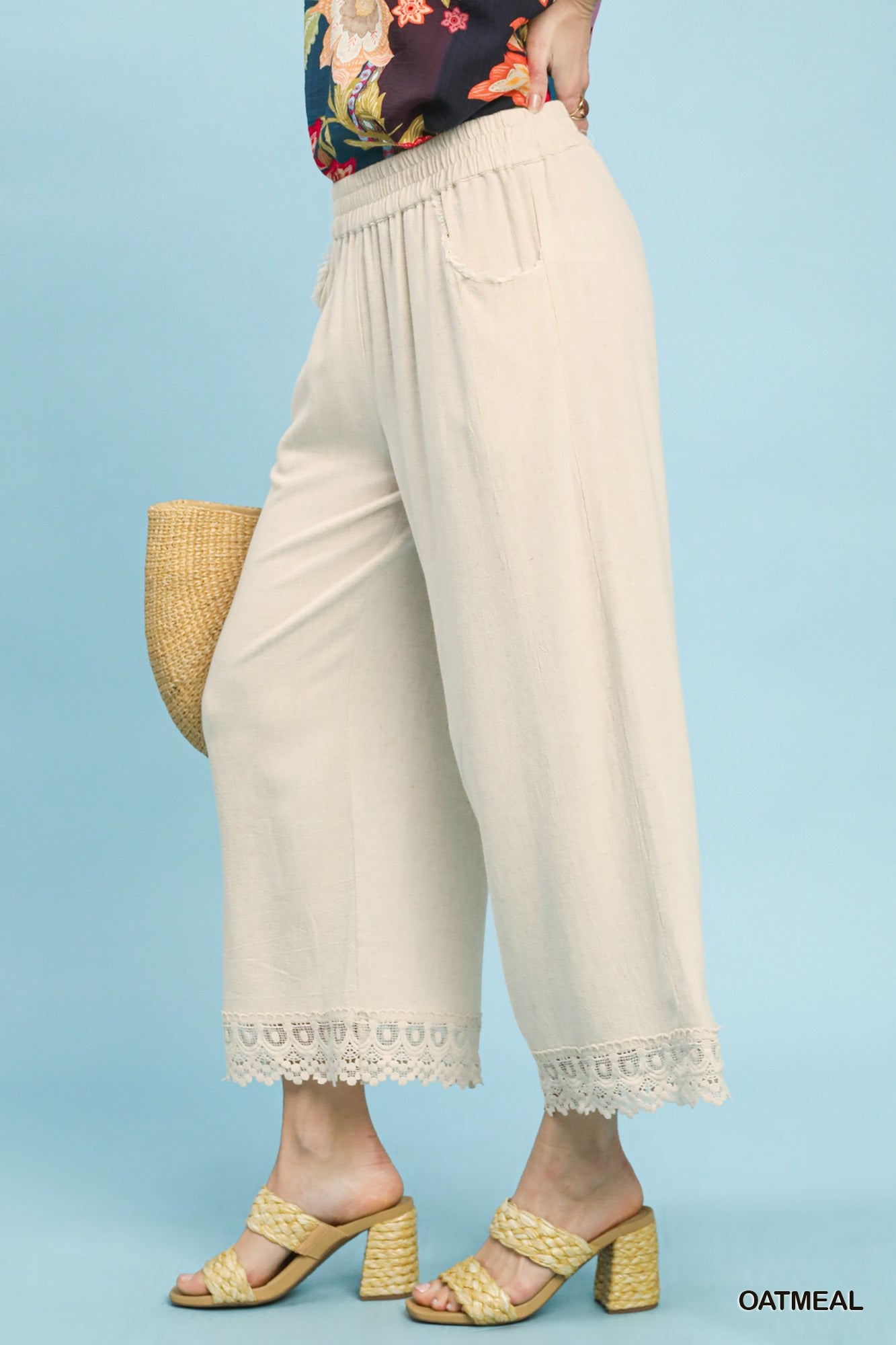 Sand Dunes Linen Blend Pants