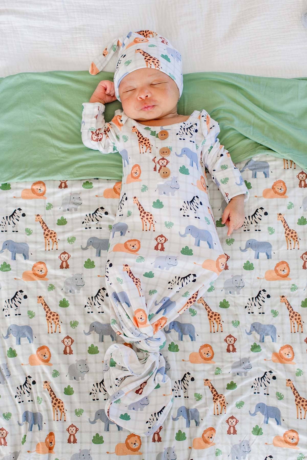 Bamboo Knotted Gown & Hat Set | Wild Child