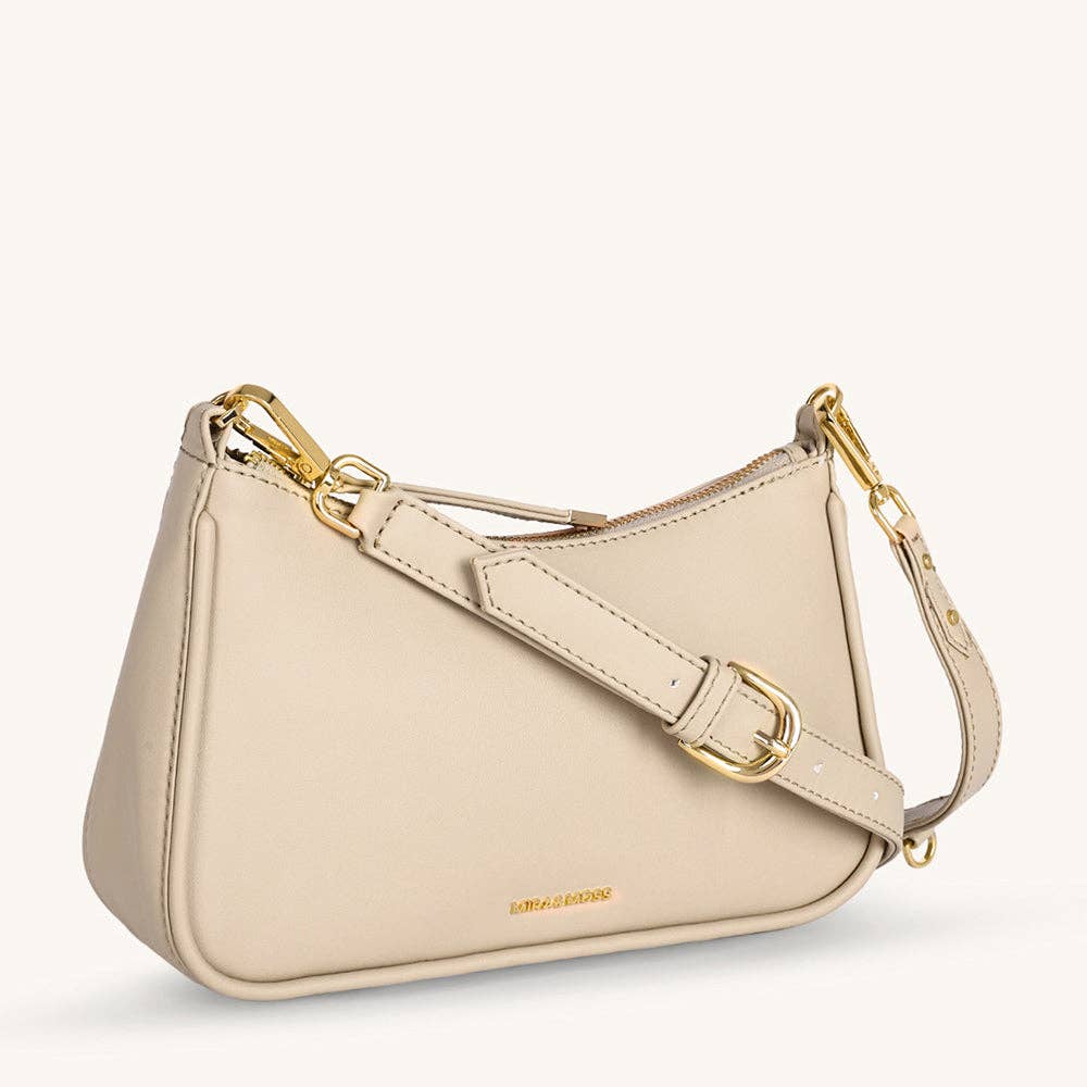 Mira & Moss Madisson Crossbody Bag - Light Taupe