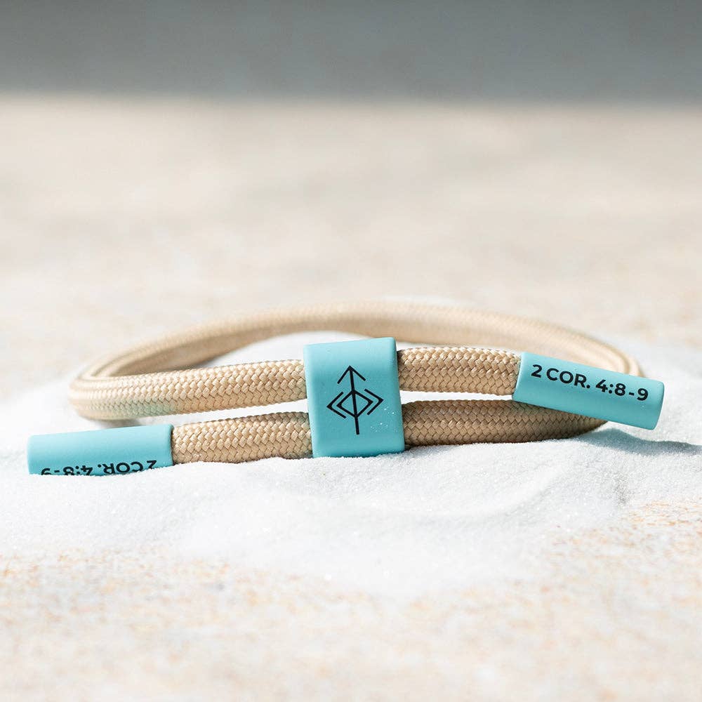 KNOCKED DOWN, NOT OUT Christian Cord Bracelet