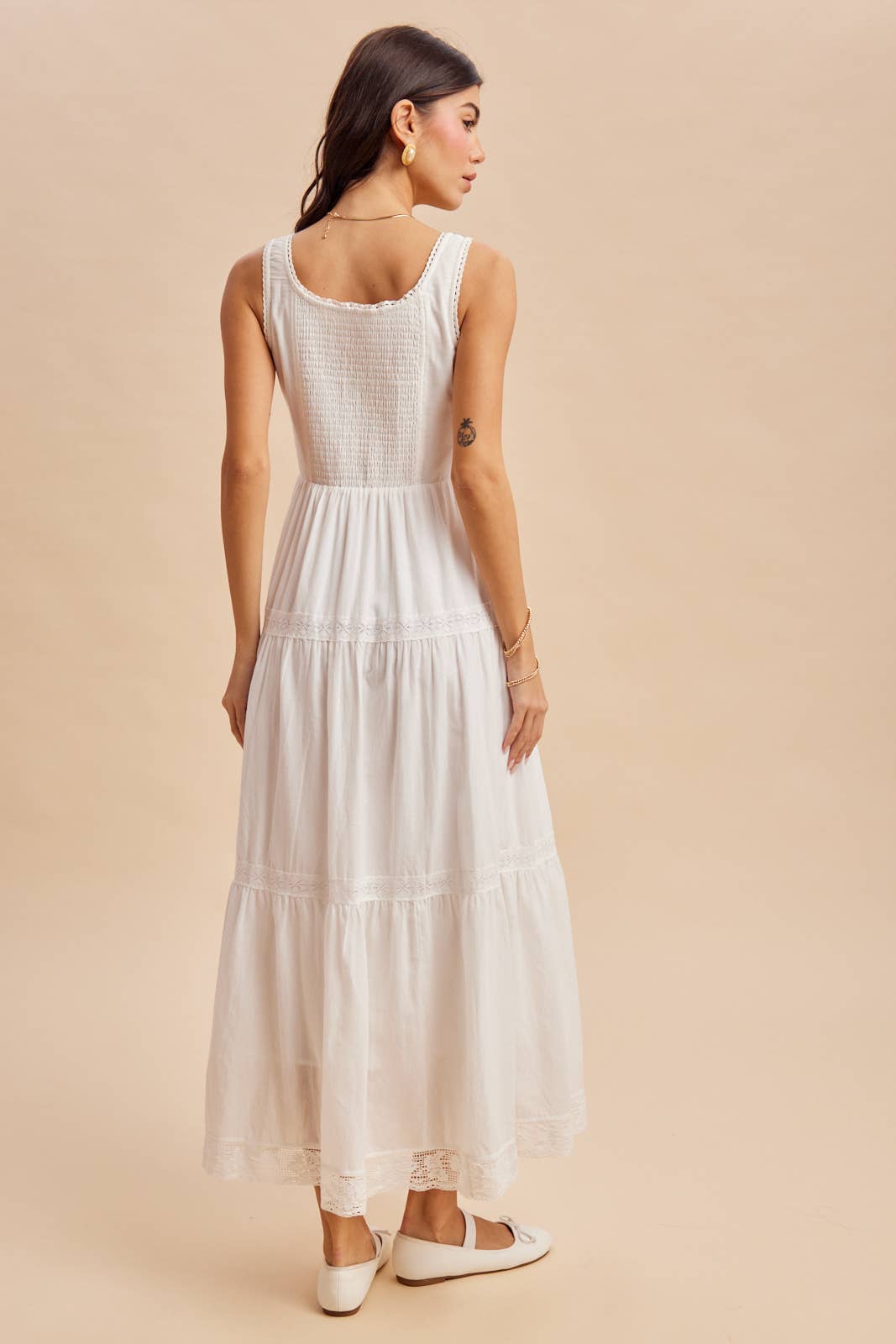 Sunny Days Cotton Sleeveless Maxi Dress (Small to Large)