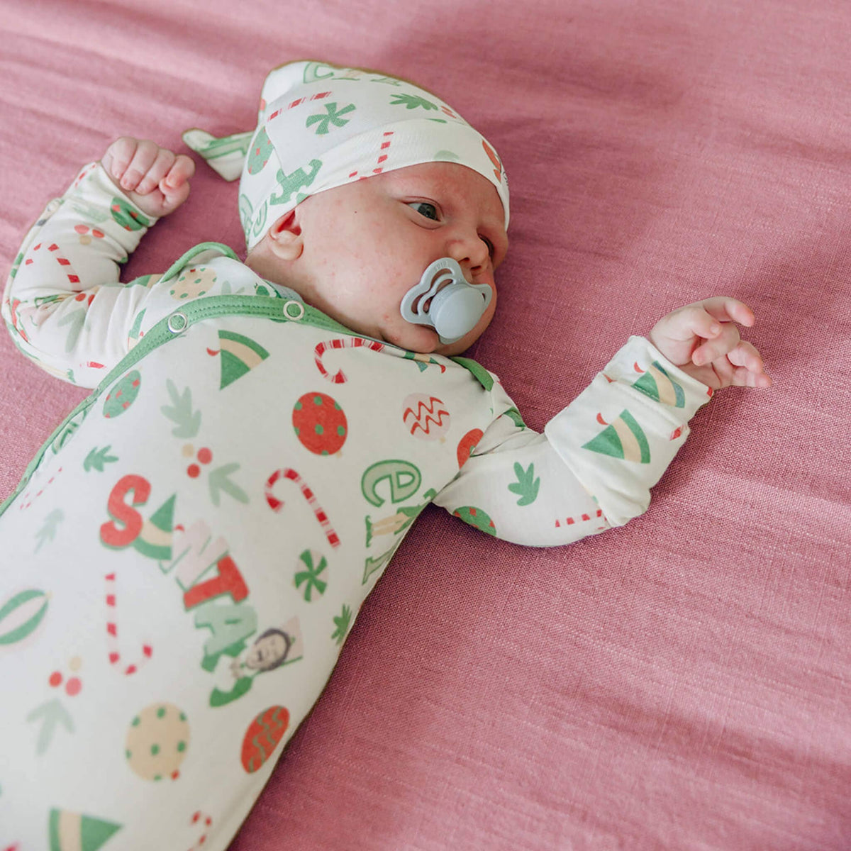 Newborn Knotted Gown - Elf