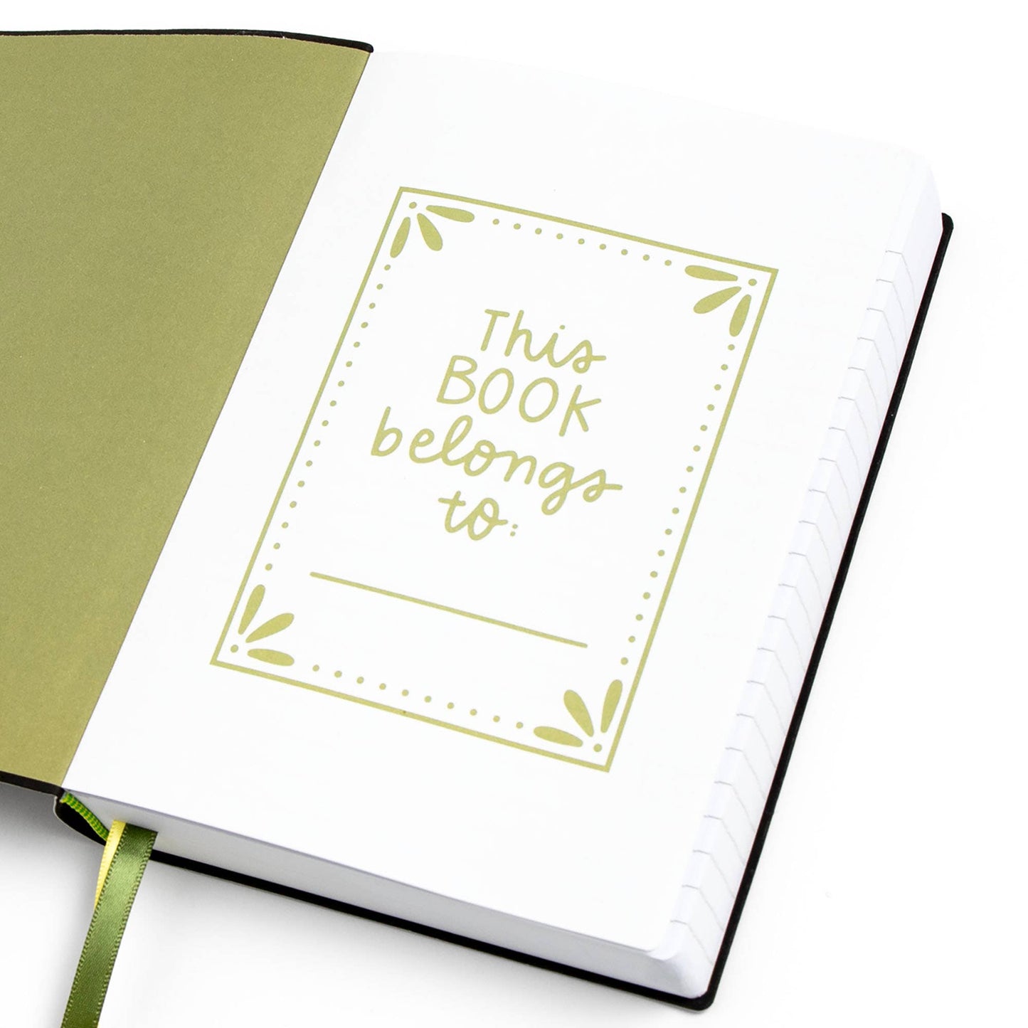 Green Hardcover Book Journal