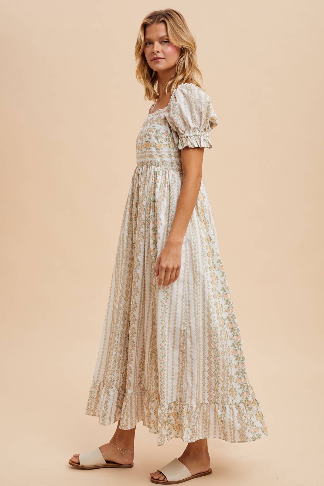 This is a New Day Floral Cotton Maxi Dress (Small to Large)