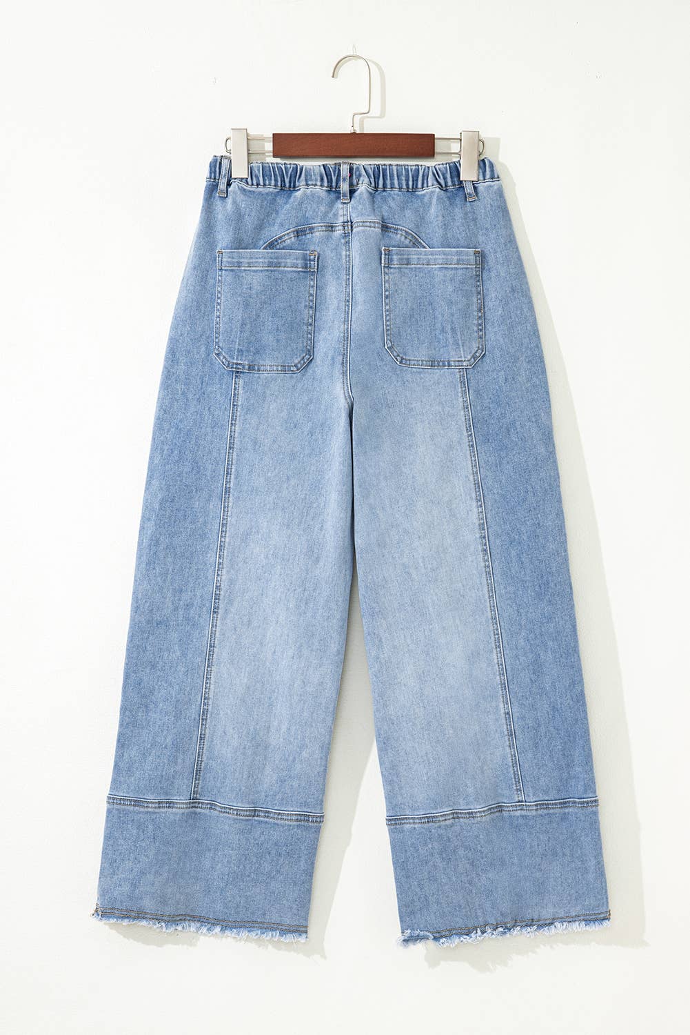 Dancing on the Waves Drawstring Denim Pants (Multiple Washes