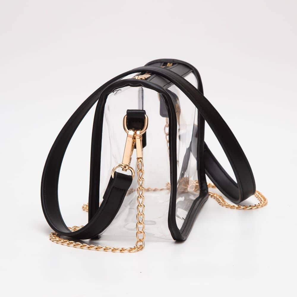 TG10614 Sophia Clear Gameday Crossbody Bag