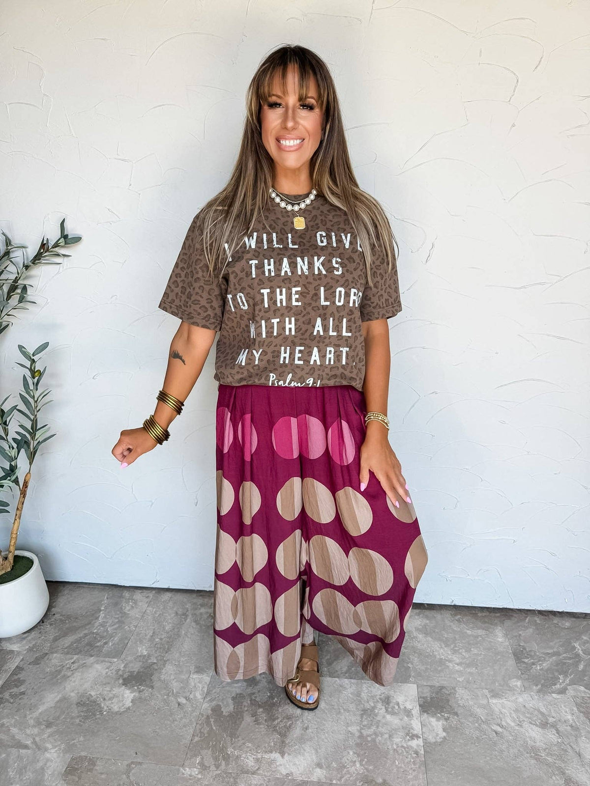 Thanks to the Lord Leopard Tee (Small to 3XL)