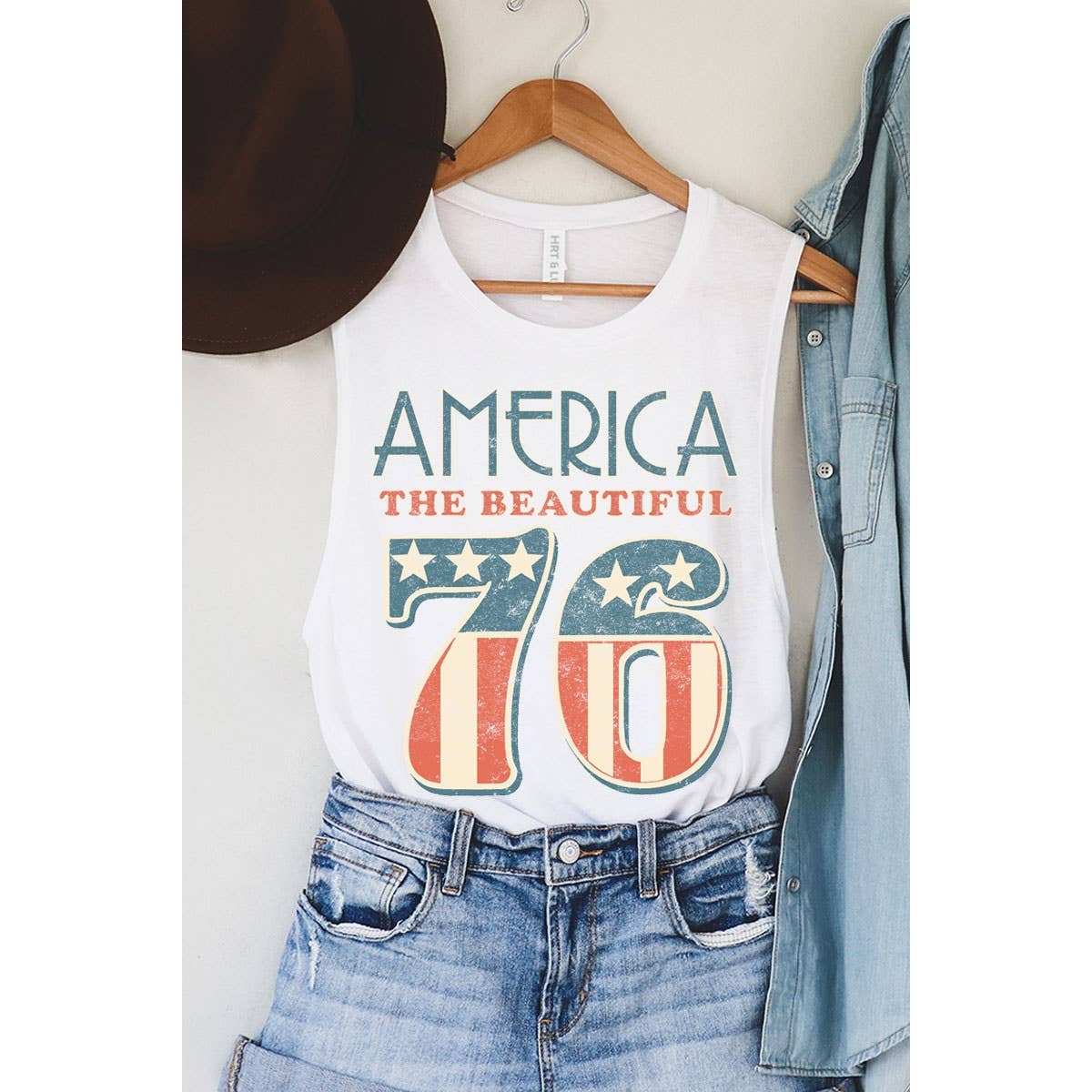 AMERICA 76 GRAPHIC TANK TOP